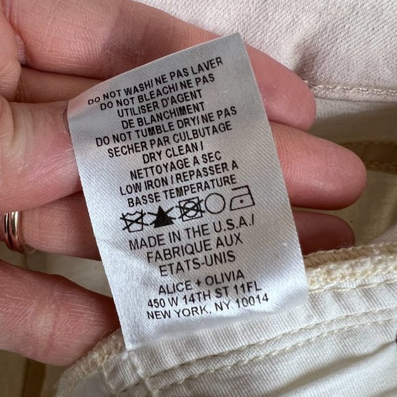 Alice+Olivia, Skinny Off-White Denim, NWOT - Picture 9 of 16